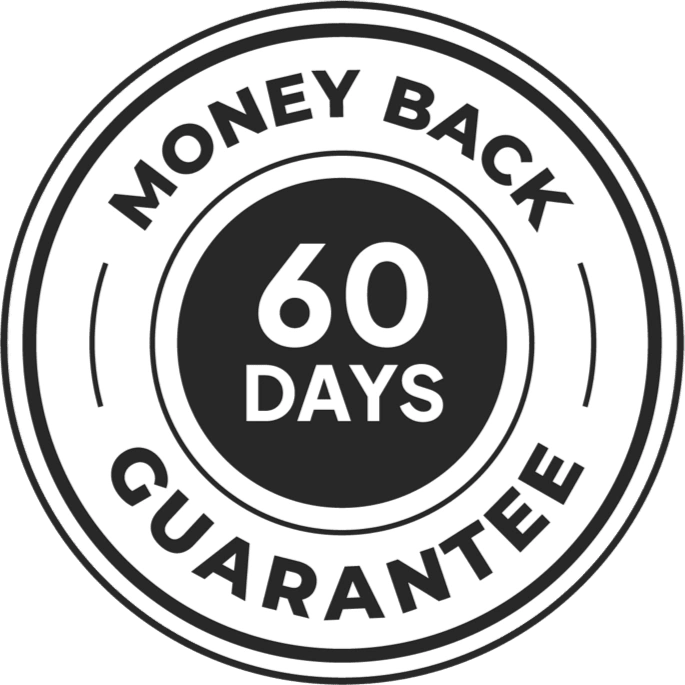 GlycoBloom 60-day guarantee badge